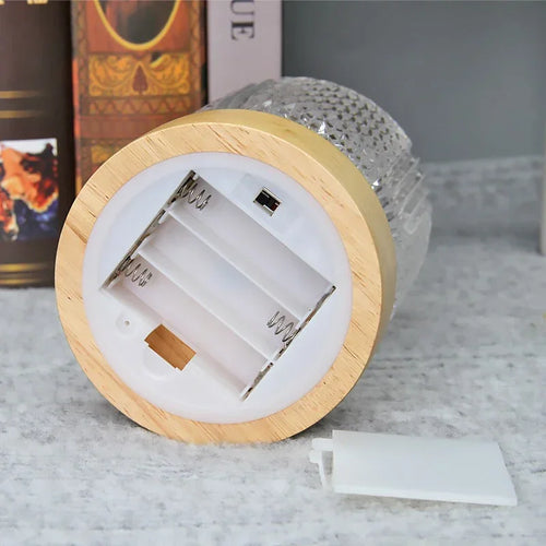 lampe à poser en cristal led rechargeable pour décoration intérieure