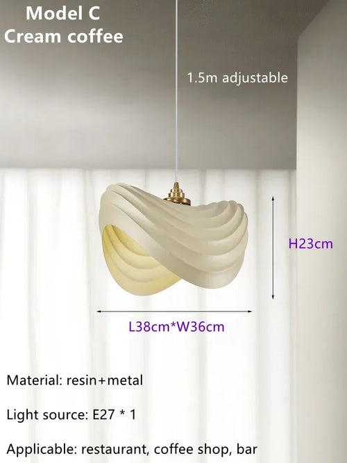 suspension moderne nordique design art pour décoration intérieure