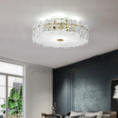 LED-Deckenleuchte aus Kristallglas im minimalistischen Design für elegantes Interieur
