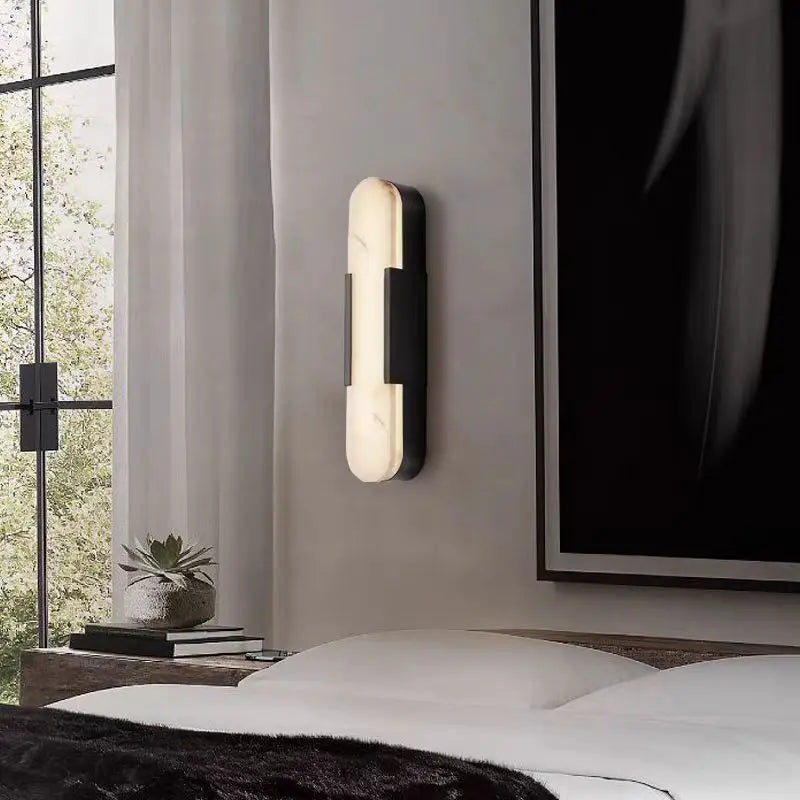 applique murale en marbre avec flocons de neige naturels décorative et polyvalente - vue 6 sur 8