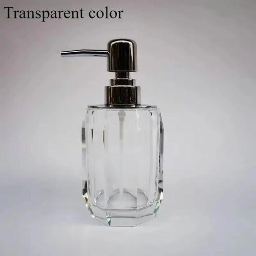 bouteille en verre pour désinfectant et distributeur de savon