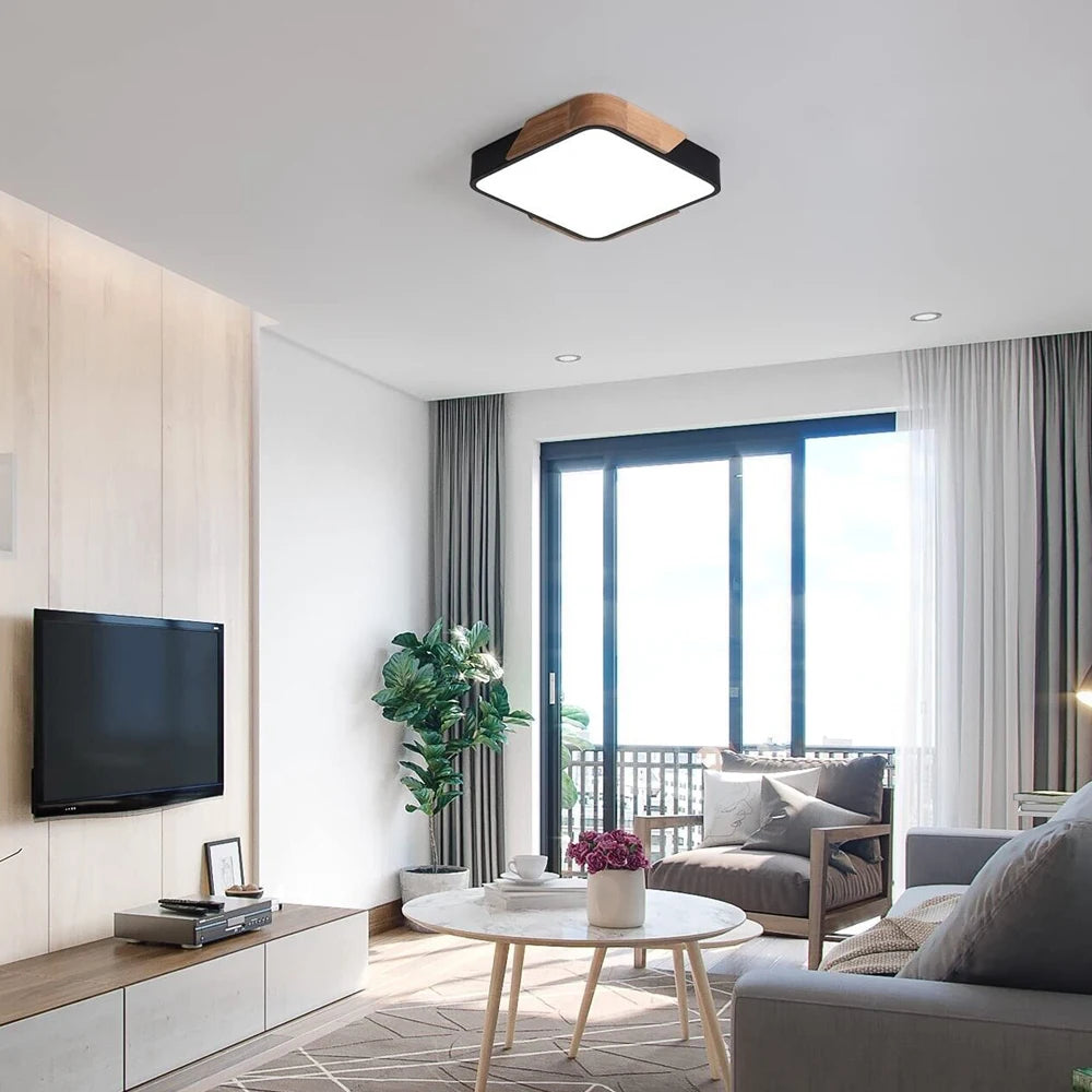 plafond moderne à leds pour décoration de maison - vue 3 sur 8