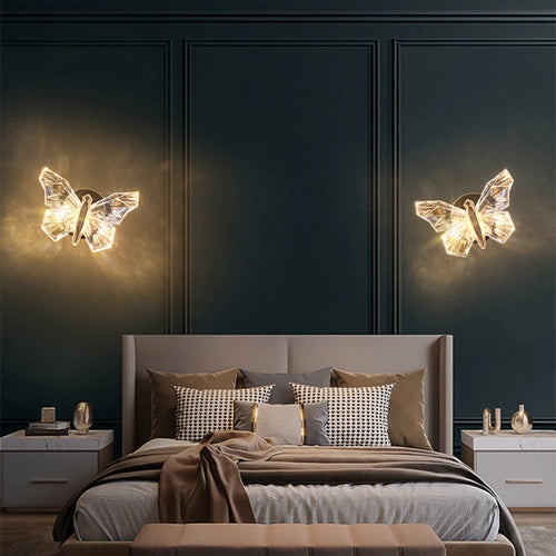 Applique murale LED papillon nordique - vue 3 sur 7