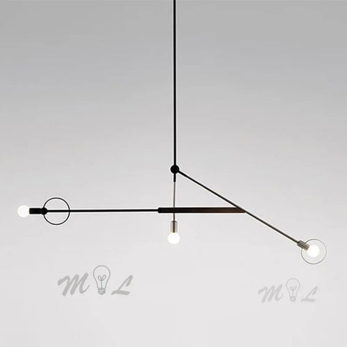 suspension moderne géométrique pour décoration intérieure élégante