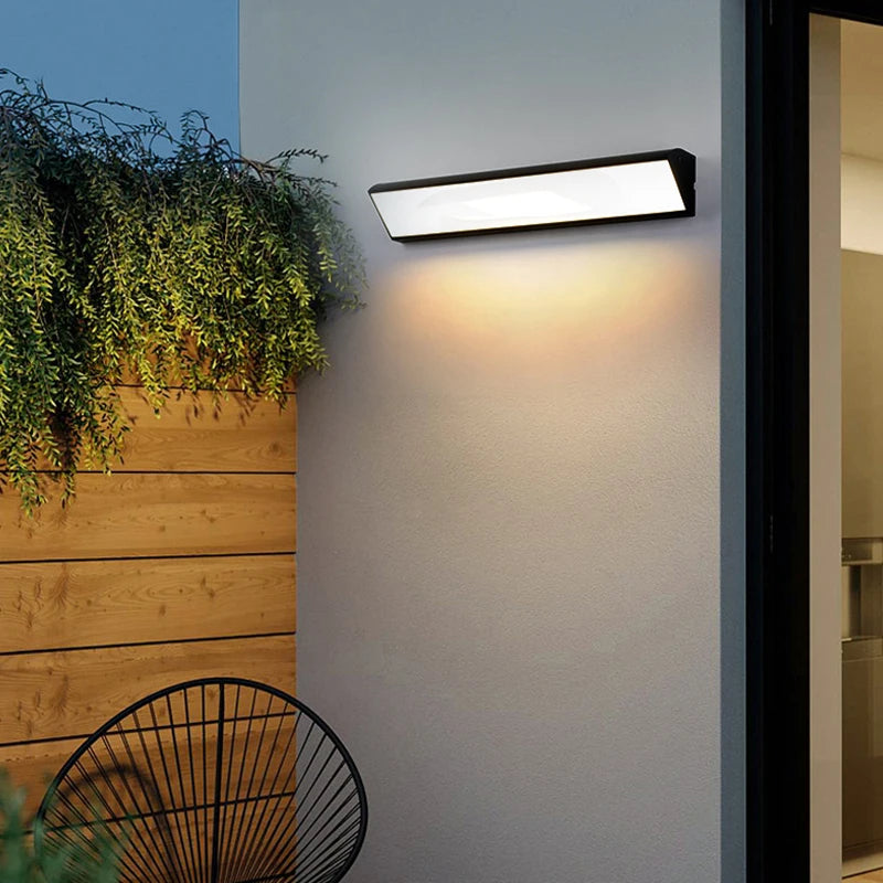 Applique murale LED éclairage extérieur IP65 moderne étanche jardin terrasse porte de garage clôture décoration intérieure éclairage appliques murales - vue 4 sur 6