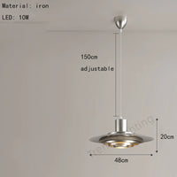 lustre suspension design danois parapluie loui led paulsen