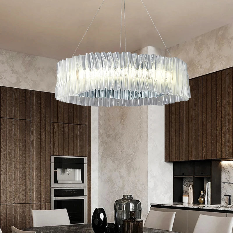suspension design en pvc et acier inoxydable pour espaces intérieurs - vue 4 sur 13