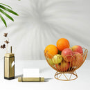 Iron Wire Fruit Basket, Fruit Storage Bowls Decorative Stand for Kitchen Counter