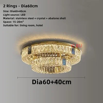 Runde LED-Deckenleuchte im nordischen Design aus Edelstahl – neues Modell - vue 13 sur 12