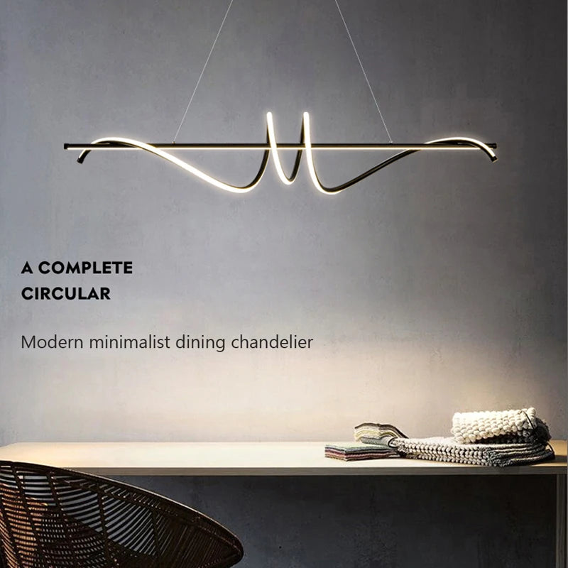 Moderne LED-Pendelleuchte für elegante Innendekoration - vue 3 sur 8