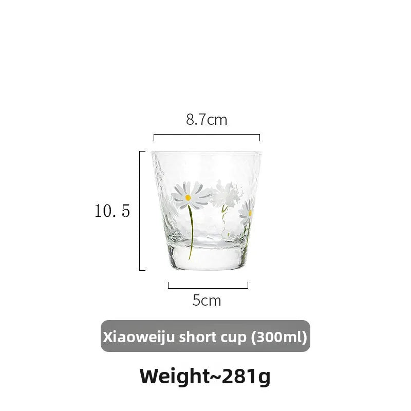 Verre texture marte motif marguerite design creatif resistant - vue 7 sur 7