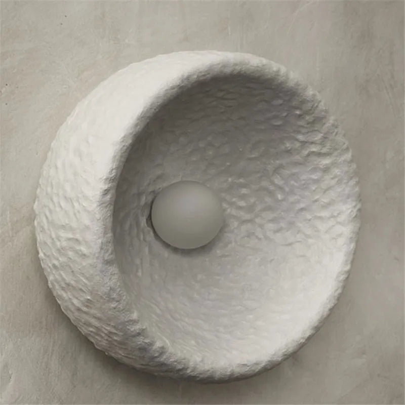 applique murale japonaise en pierre style wabi sabi décor intérieur - vue 7 sur 7