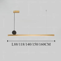 lustre en métal doré moderne pour décoration intérieure élégante