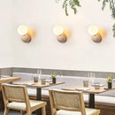 Applique murale led style grotte pierre rond créatif nordique