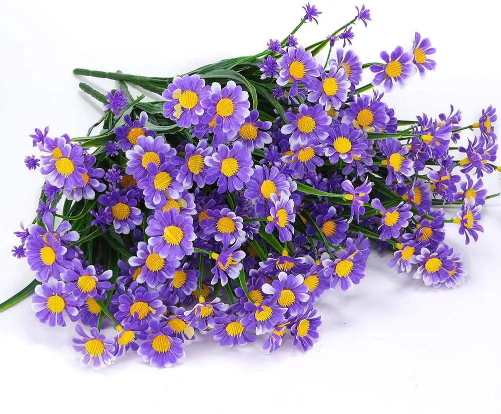 marguerites artificielles résistantes aux uv pour décoration extérieure et intérieure - vue 13 sur 12