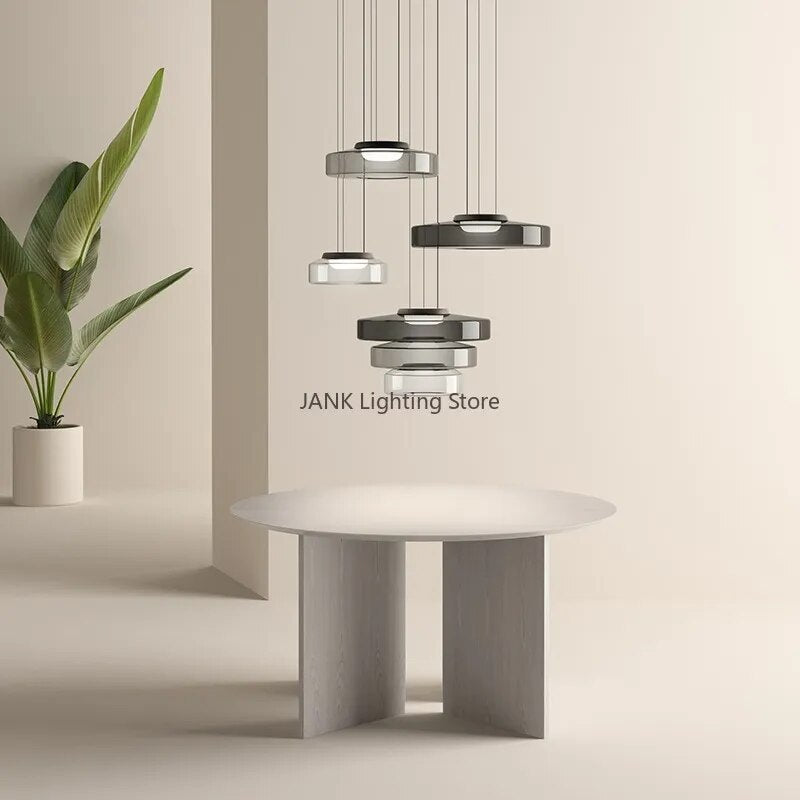Minimalistischer italienischer Glas-Kronleuchter - vue 4 sur 24
