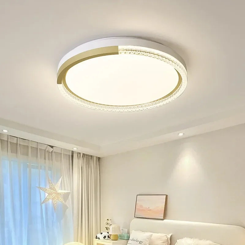 Plafonnier moderne à LEDs pour salon salle à manger chambre - vue 7 sur 8