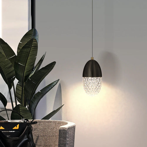 Nordische LED-Nachttischlampe modern für Restaurant und Bar - vue 5 sur 8