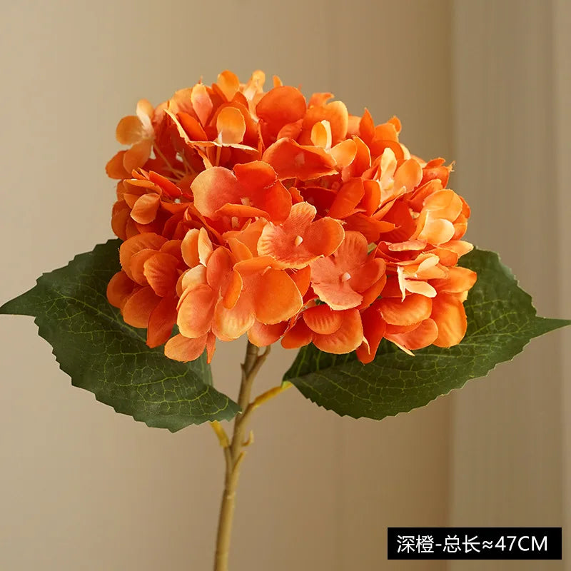 fleur d'hortensia artificielle réaliste pour décoration et bouquet