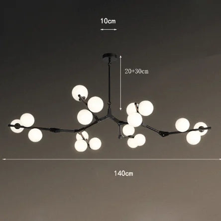 Moderne Pendelleuchte für Innenbereich dimmbar minimalistisches Design dekorativ - vue 11 sur 12