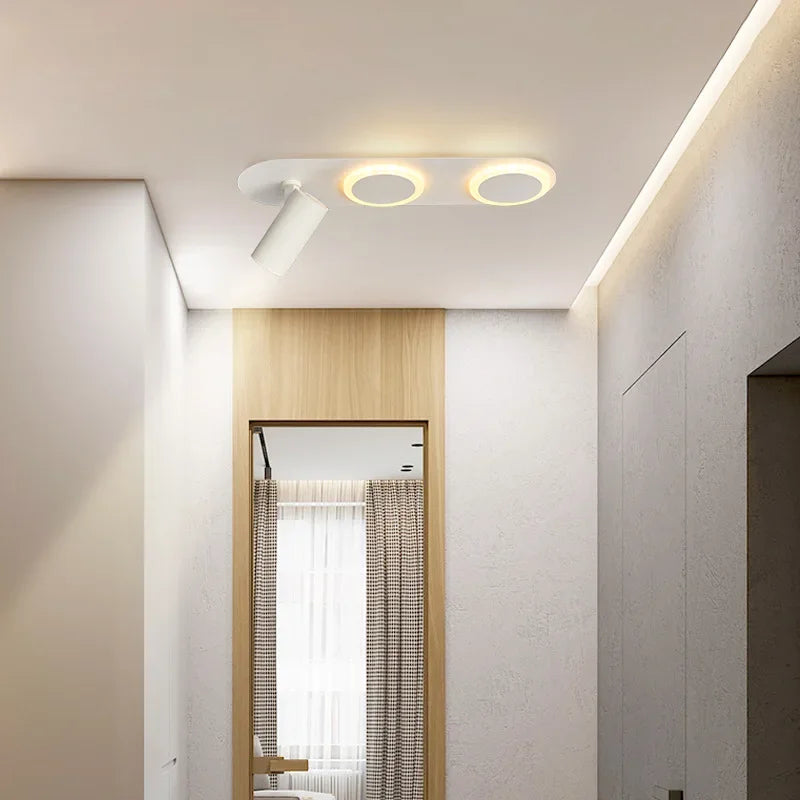 plafonnier led nordique moderne pour décoration intérieure et extérieure - vue 5 sur 16