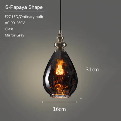 Moderne Pendelleuchte aus Glas für elegante Inneneinrichtung - vue 25 sur 27