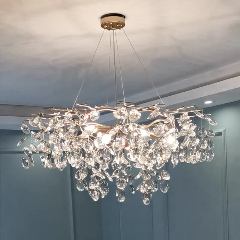 lustre en cristal de luxe pour un éclairage raffiné - vue 2 sur 9