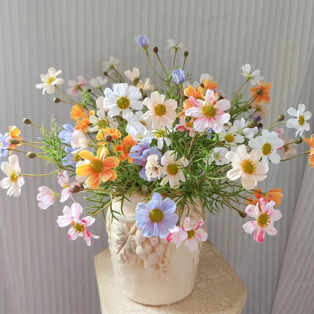 fleurs artificielles marguerite réalistes pour décoration et bricolage