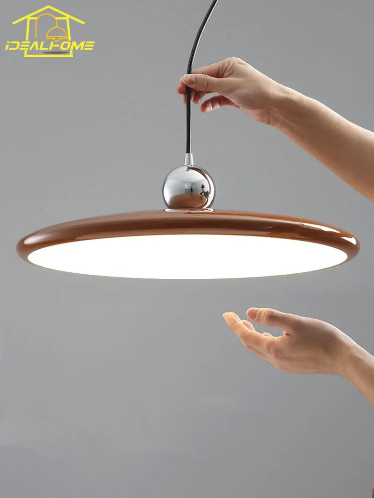 Suspension design en forme de soucoupe volante pour décoration moderne