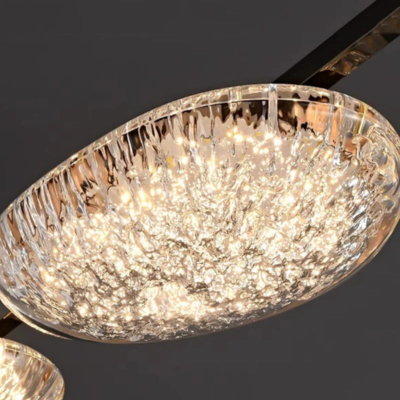 lustre led moderne design long - vue 6 sur 11