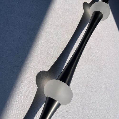 suspension nordique en acrylique design bambou pour décoration intérieure