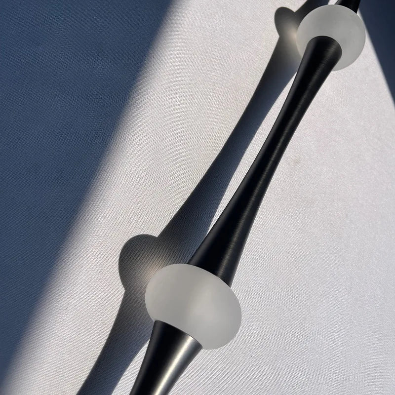 suspension nordique en acrylique design bambou pour décoration intérieure - vue 6 sur 10