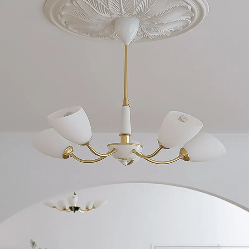 lustre à led moderne design nordique pour intérieur élégant - vue 6 sur 11