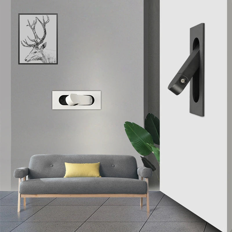 applique murale led pliante design moderne idéal hôtel angle réglable - vue 3 sur 17