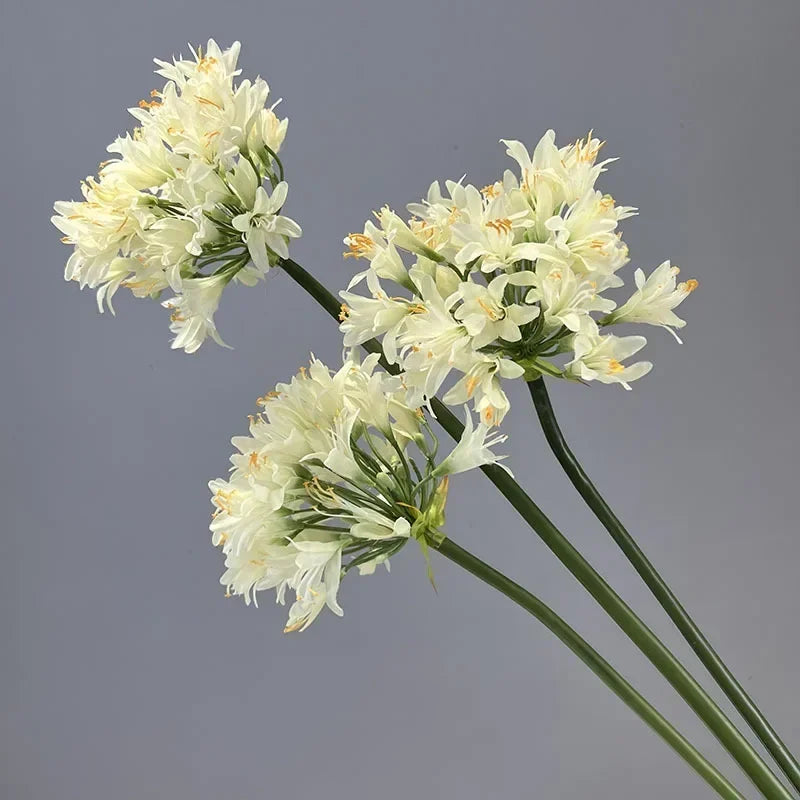 lot de 2 fleurs en soie pour décoration intérieure moderne - vue 5 sur 9