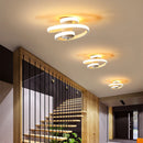 LED-Deckenleuchte moderne Spirale für ein minimalistisches Interieur