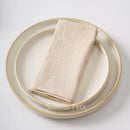 Serviette de table coton lavé style vintage lot