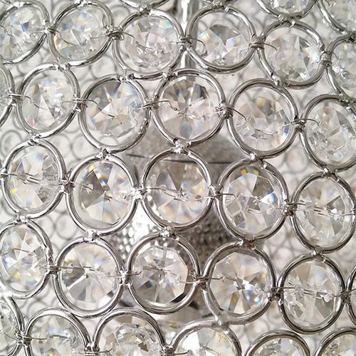 Moderner Kristall-Kronleuchter Kugelform mit LED-Beleuchtung - vue 2 sur 7