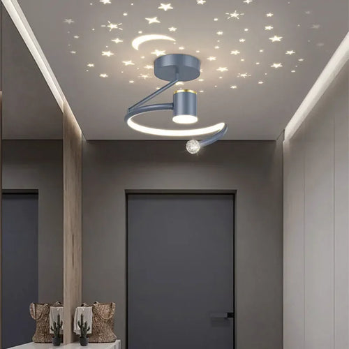Plafonnier led minimaliste ciel étoilé éclairage intérieur
