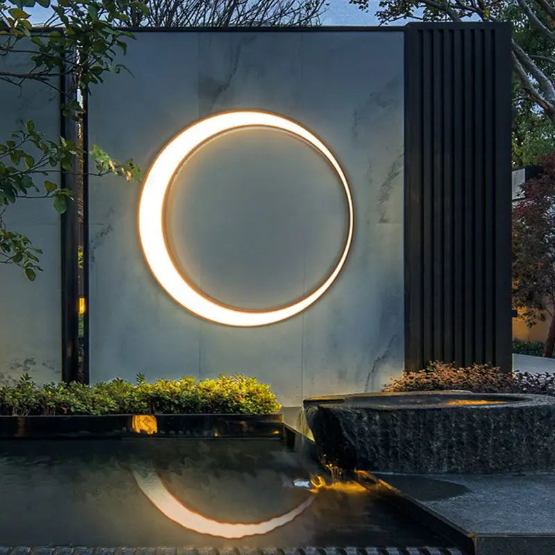 applique murale extérieure moderne étanche design pour jardin et terrasse - vue 3 sur 6