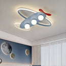 Moderne LED-Deckenleuchte Flugzeug für Kinderzimmer