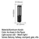 Moderne LED-Außenleuchte für Garten und Hof