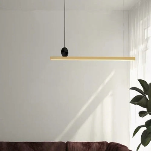 lustre en métal doré moderne pour décoration intérieure élégante