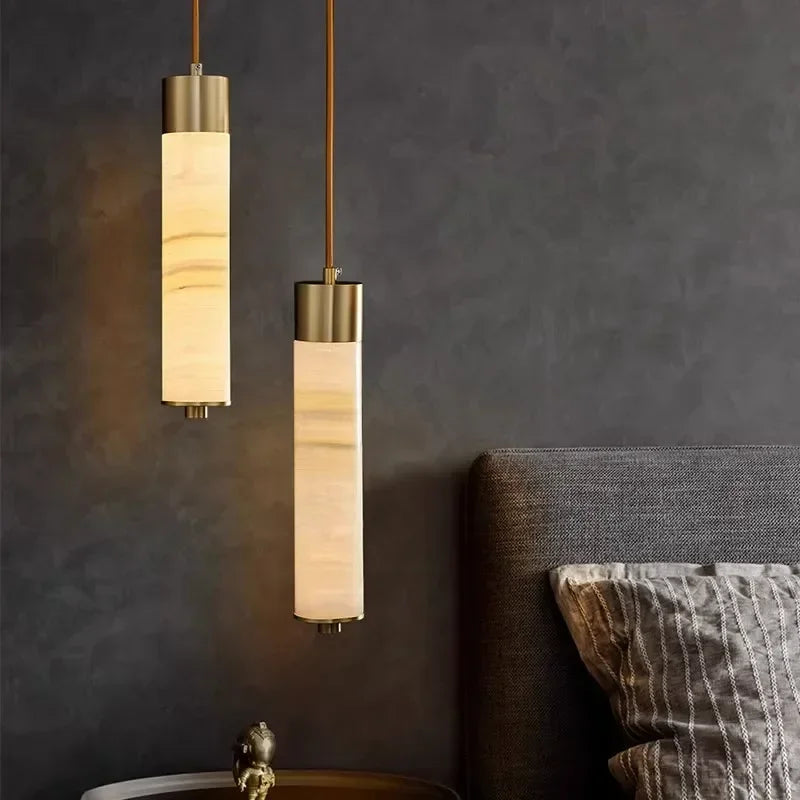 lustre en marbre nordique moderne pour décoration intérieure - vue 3 sur 7
