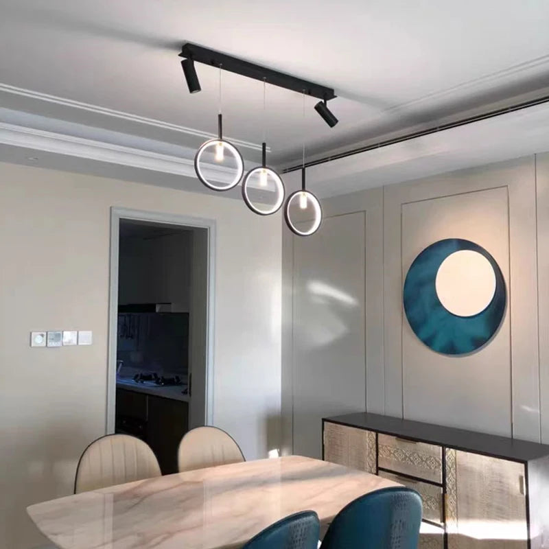 suspension moderne à led pour intérieur élégant et design - vue 5 sur 10