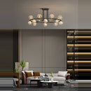 Art-déco-Deckenleuchte gold schwarz Design Kristall