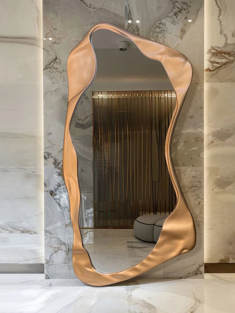 miroir nordique artistique plein format cadre créatif élégant - vue 2 sur 7