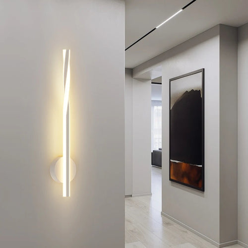 LED-Wandleuchte minimalistisch modernes Design dekorative Leuchte - vue 3 sur 12