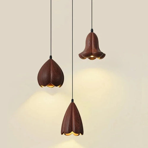 Lampe de chevet en forme de bourgeon de fleur