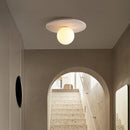 Wandleuchte im Retro-Design aus Naturstein mit dekorativer LED